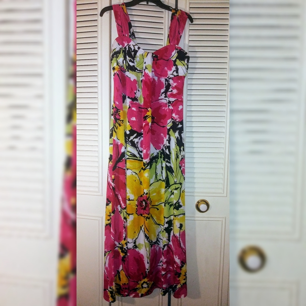Pink Size 10 Summer Maxi Dress